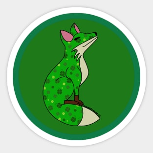 Happy Fox - Lucky Sticker